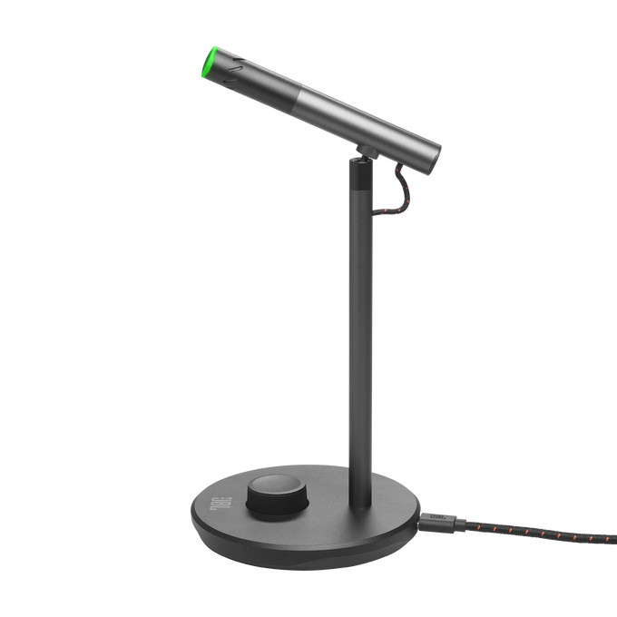 JBL Quantum Stream Talk - Black - USB condenser microphone for streaming, recording and gaming. - Left image number null